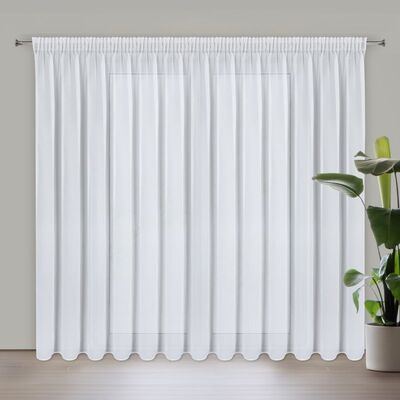 Firana gotowa na taśmie Arleta 350 x 270 cm biały