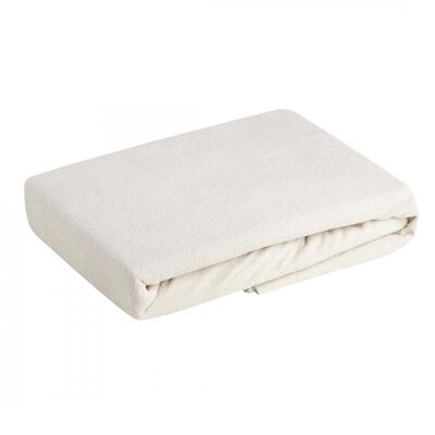 Prześcieradło frotte 140 x 200+20 cm beżowy