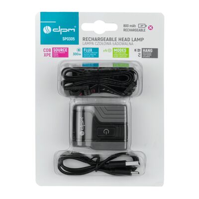 Latarka czołowa LED COB/XPE 300 lm