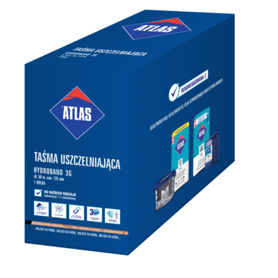 Atlas Taśma uszczelniająca HYDROBAND WTS-12 do spoin 50 m