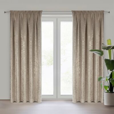 Zasłona gotowa na taśmie Felis 140 x 270 cm beżowy