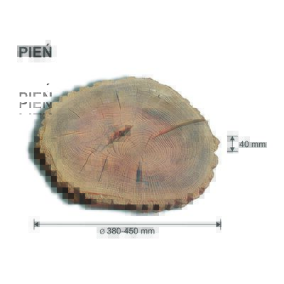 Płyta dekoracyjna Pień 38-45 cm brąz