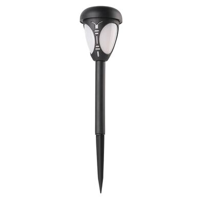 Lampa solarna wbijana 7 x 29 cm czarny