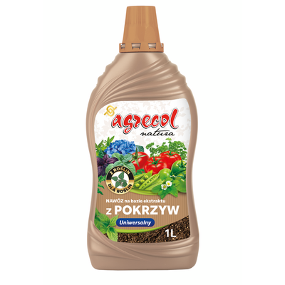 Nawóz uniwersalny na bazie ekstraktu z pokrzyw 1 l Agrecol