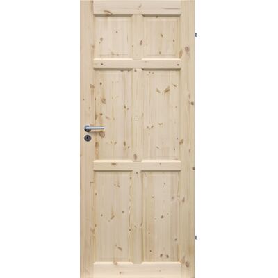 Skrzydło wewnętrzne BERGEN 70L sosna pełne RADEX