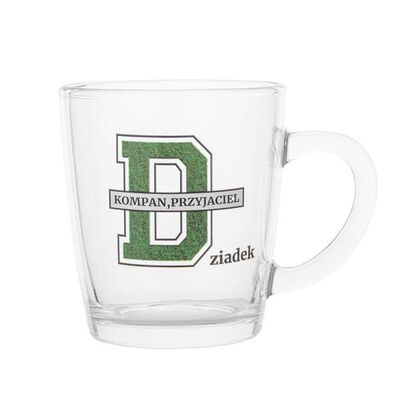 Kubek szklany D jak dziadek Toronto 350 ml