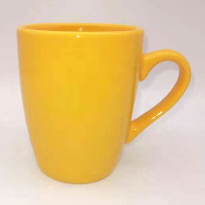 Kubek porcelitowy 300 ml żółty