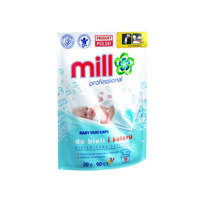 Kapsułki do prania baby 30 sztuk MILL professional