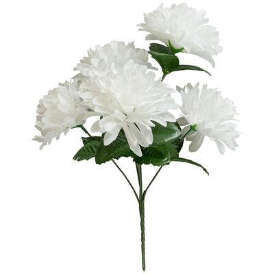 Bukiet chryzantem 5 główek 30 cm biały
