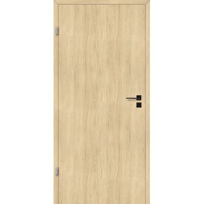 Drzwi wewnętrzne 70L pełne gładkie dąb amber
