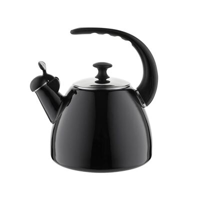 Czajnik emaliowany gładki Aperto 2,2l czarny