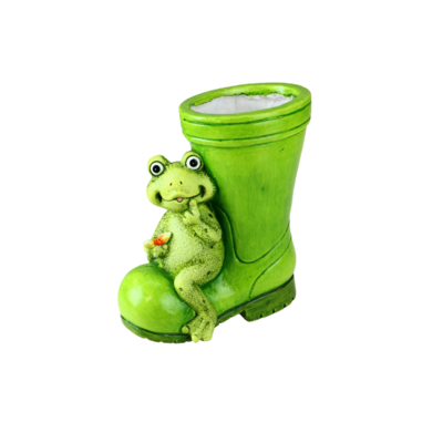 Figura ogrodowa osłonka żaba 30 x 17 x 30 cm