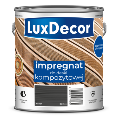 LuxDecor Impregnat do deski kompozytowej szary 2,2 l