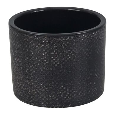 Osłonka ceramiczna 13 cm Granit Lazur czarny