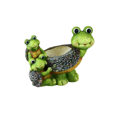 Figura ogrodowa żółwie 33,8 x 18,5 x 28,5 cm