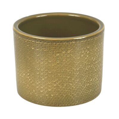 Osłonka ceramiczna 15 cm Pistacja Lazur zielony