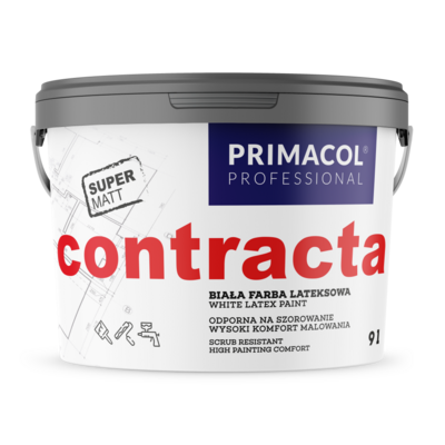 Primacol Farba Contracta 9 l biały Professional