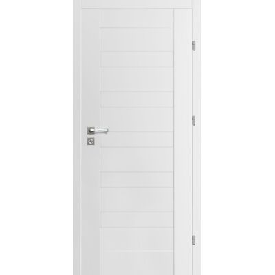 Skrzydło drzwiowe 80P 0/5 biały bergamo 70 prawe