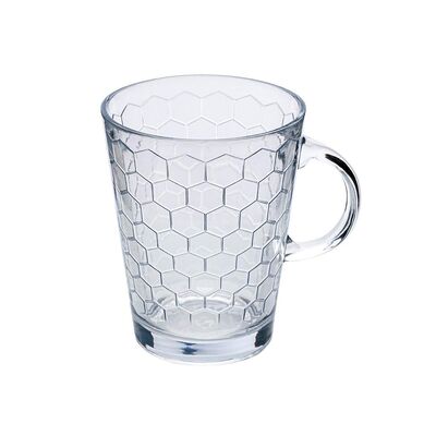 Kubek szklany Dunal 390 ml transparentny