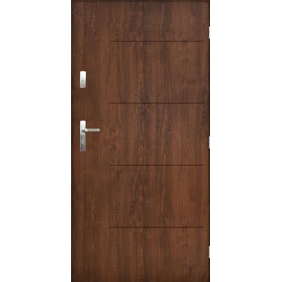 Drzwi zewnętrzne loara orzech 80 prawe
