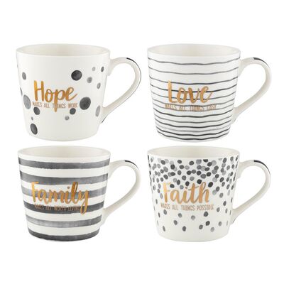 Kubek Sara Black 400 ml mix kolorów