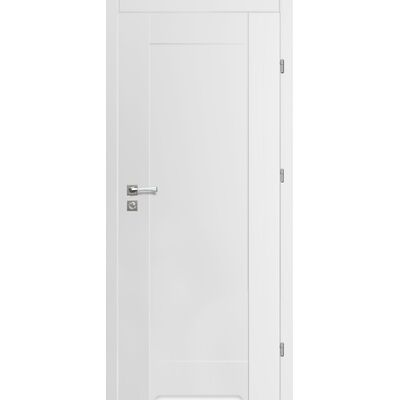 Skrzydło drzwiowe 70P pełne biały tago + podcięcie wentylacyjne + zamek blokada prawe