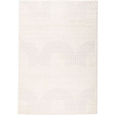 Dywan Chiara 120 cm koło fala beżowy