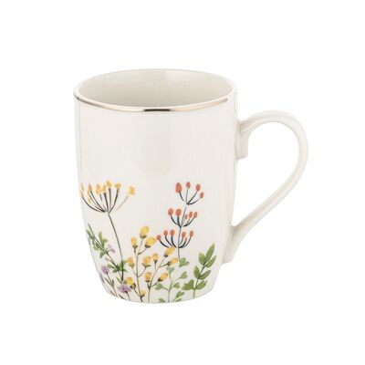 Kubek Silvia kwiatki 320 ml wielokolorowy