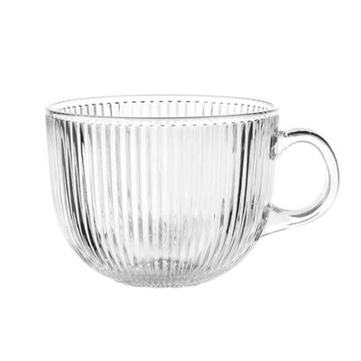 Kubek szklany Livia 510 ml transparentny