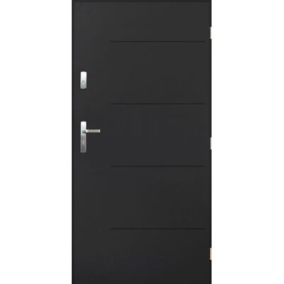 Drzwi zewnętrzne loara antracyt 90 prawe