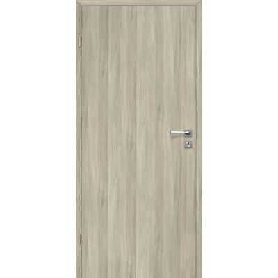 Skrzydło drzwiowe 90L pełne gładkie dąb skandynawski lakierowane 2 zawiasy lewe