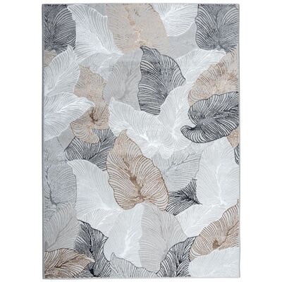 Dywan Creation 160 x 230 cm liście szaro-beżowy