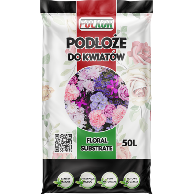 Podłoże do kwiatów 50 l Polkor