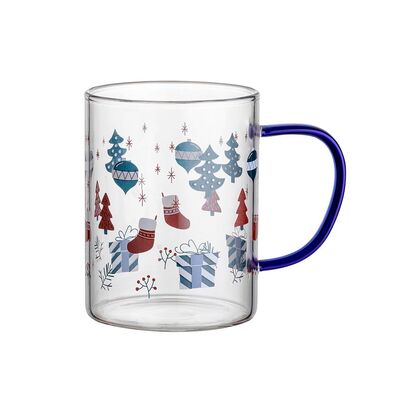 Szklanka Titi Navy Blue świąteczna 450 ml