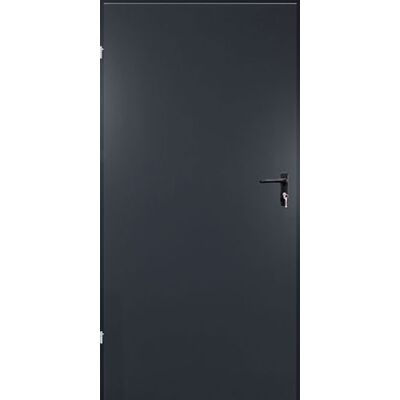Drzwi techniczne 90L antracyt lewe