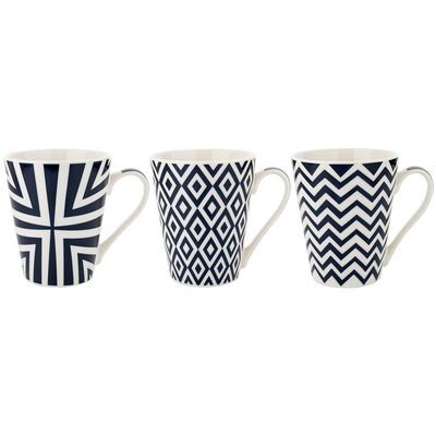 Kubek Royal 390 ml czarno-biały mix kolorów