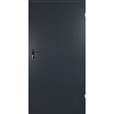 Drzwi techniczne 90P antracyt prawe