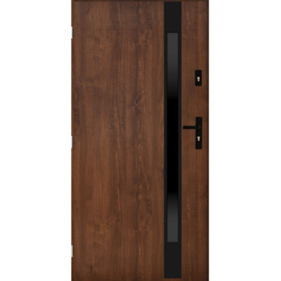Drzwi zewnętrzne asti 90P orzech prawe