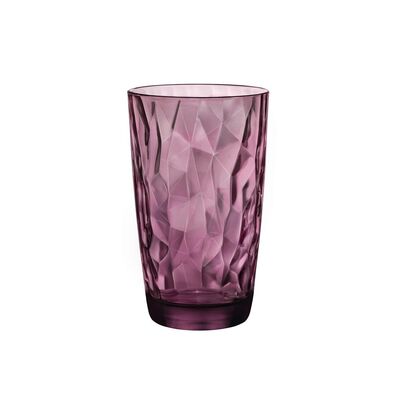 Szklanka Diamond long drink 470 ml fioletowy