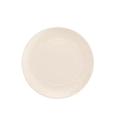 Talerz deserowy Nadine 20 cm kremowy