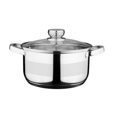 Garnek Tytan ze stali nierdzewnej 22 cm 4,5 l srebrny