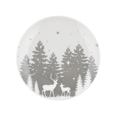 Talerz deserowy Alaska 20 cm granatowy