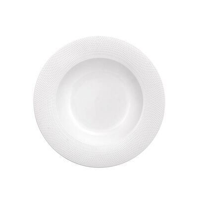 Talerz Cortina głęboki 22 cm biały