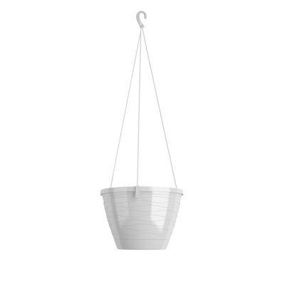 Doniczka wisząca Aurora 23 cm biały