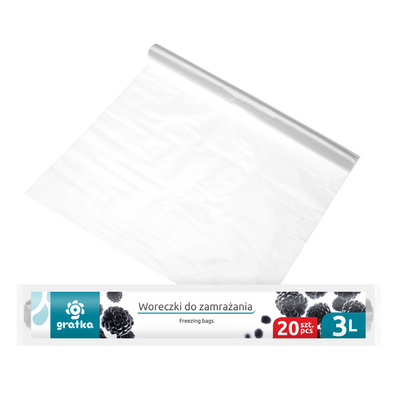 Woreczki do zamrażania 3 l 20 sztuk Gratka