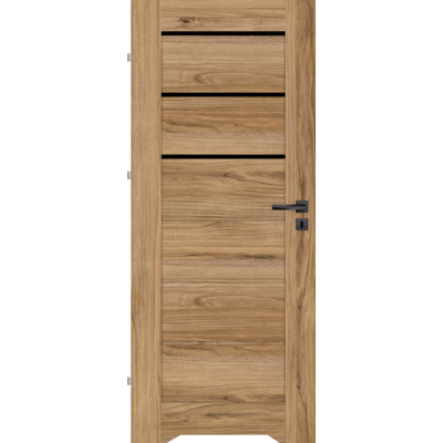 Drzwi wewnętrzne komo black 70L catania podcięcie lewe