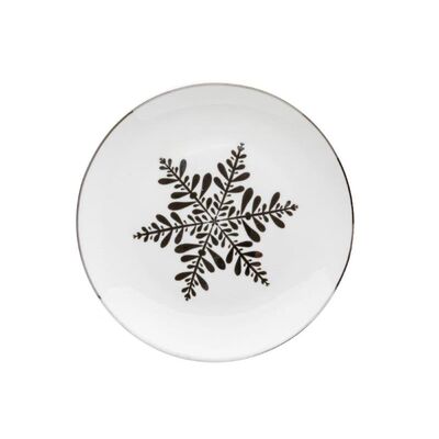 Talerz deserowy Elsa 20 cm biały