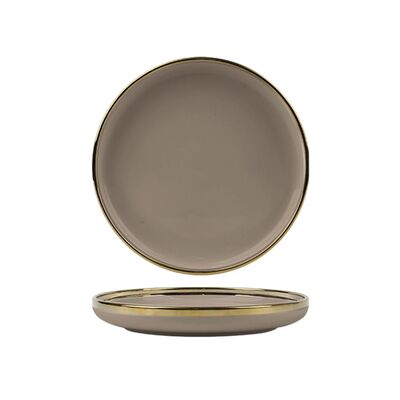 Talerz płytki Berlotti 25 cm brązowy