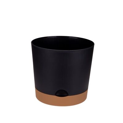 Doniczka Yumo Duet 16 cm czarny