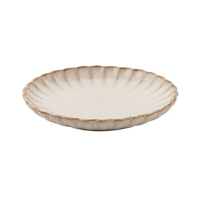 Talerz deserowy Atlantica 20,5 cm kremowy